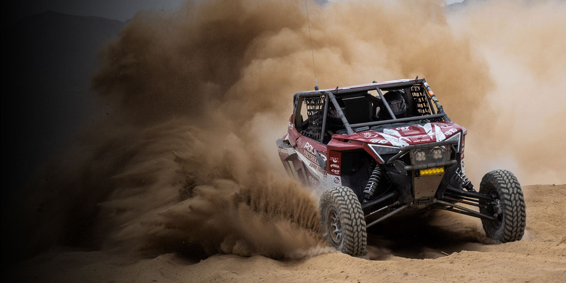 SxS racing through the desert